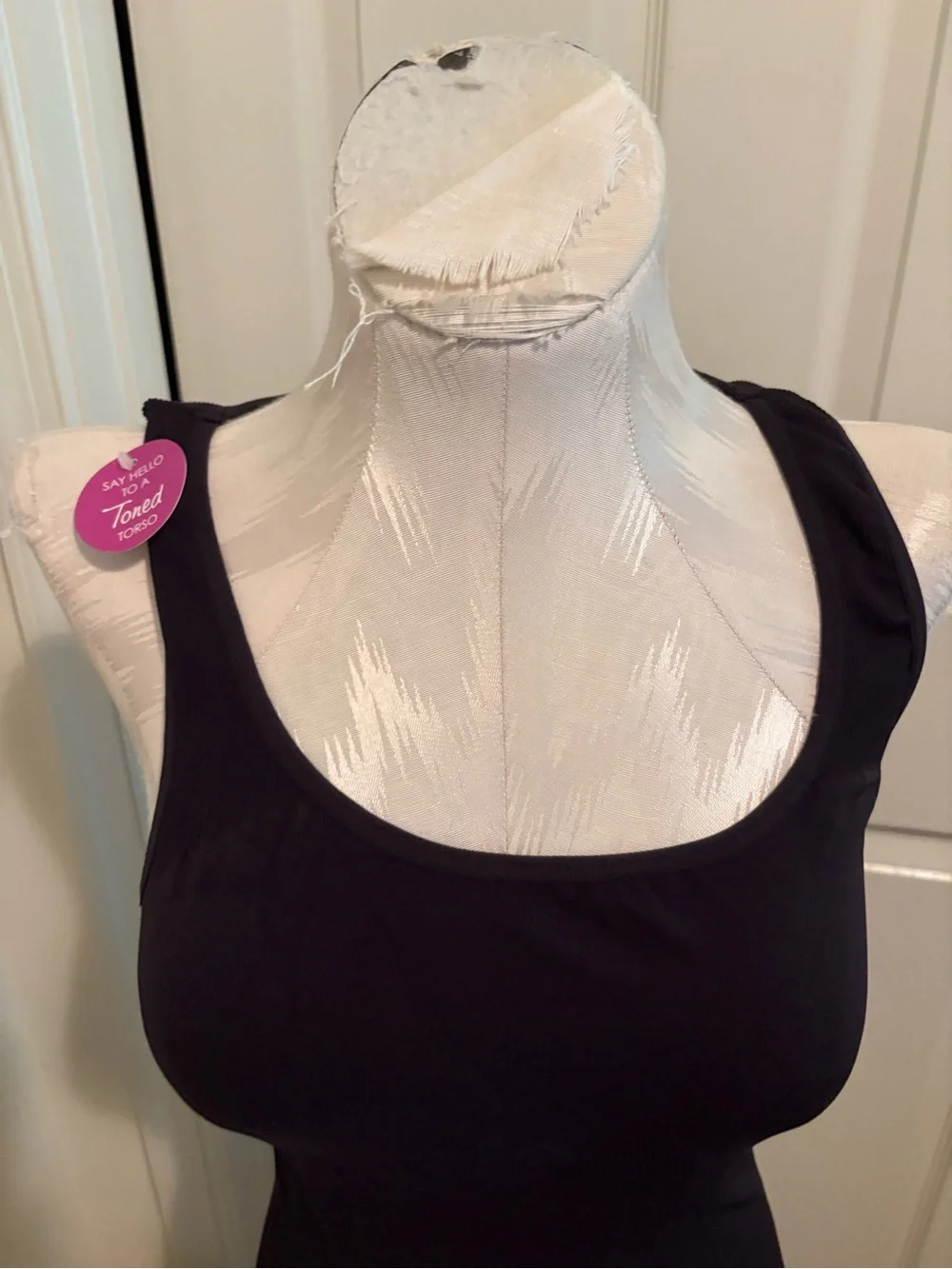 barely there Black Scoop-Neck shaper XL nwt